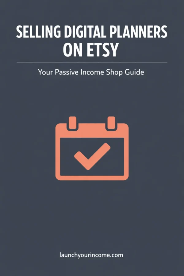 Selling Digital Planners on Etsy: The 30-Day Income Blueprint